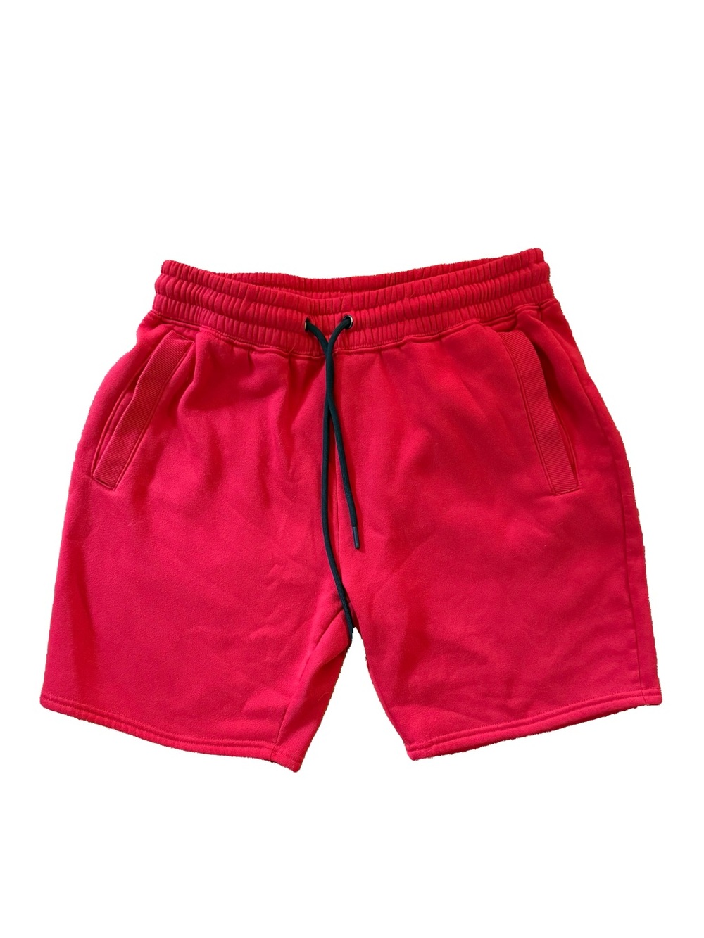 Men's Red Athletic Drawstring Shorts Athletex Gym Shorts